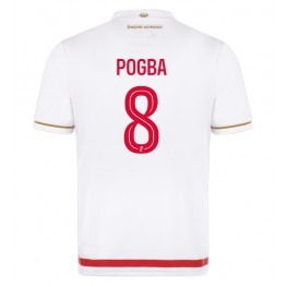 AS Monaco Paul Pogba #8 Thuis tenue 2025-26 Korte Mouw
